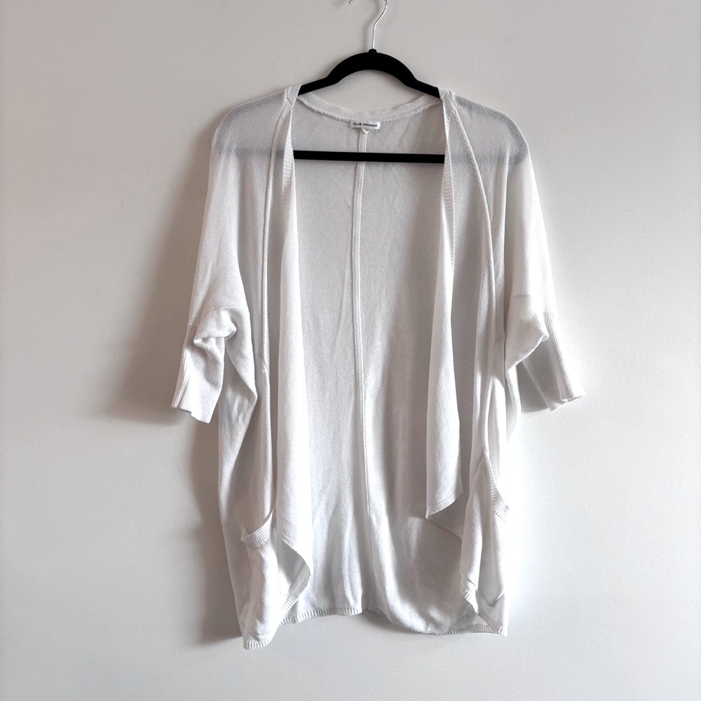 CLUB MONACO I XS Open-Front  Cardigan I White
